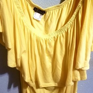 COPY - 🍍Brite Yellow Off Shoulder Top🍍